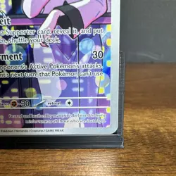 Pokemon TCG Team Rocket's Murkrow SV10 Destined Rivals IR Full Art Holo 200/182 - Image 5