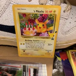 Pokemon Birthday Pikachu 24/53 Celebrations Collection Holo Pack Fresh🔥 - Image 1