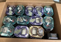 67x Lot Empty Pokemon Triple Whammy Tins Perfect 4 Storage Crafting Or Bulk 🔥🔥 - Image 3