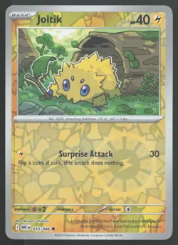 JOLTIK 033/086 COMMON WHITE FLARE POKEMON - Image 1