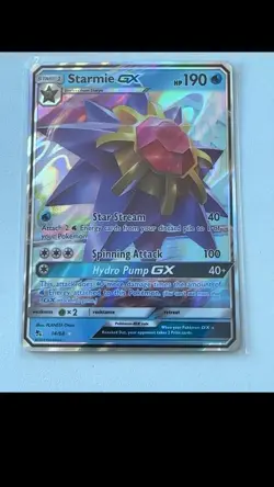 STARMIE GX 14/68 HIDDEN FATES HOLO GX RARE NM - Image 2