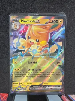 PAWMOT EX 073/197 OBSIDIAN FLAMES HOLO DOUBLE RARE NM - SEALED PROMO - Image 2