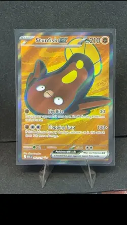 STUNFISK EX 252/217 ASCENDED HEROES HOLO ULTRA RARE NM - Image 2