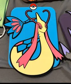 Milotic Pokemon TCG Card Display Key Chain No CARD - Image 1