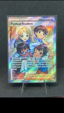PALDEAN STUDENT 230/091 PALDEAN FATES HOLO ULTRA RARE NM - Image 2