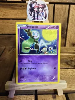 Pokemon TCG Meloetta BW68 Black and White Black Star Promo - Image 1