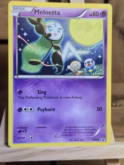 Pokemon TCG Meloetta BW68 Black and White Black Star Promo - Image 2