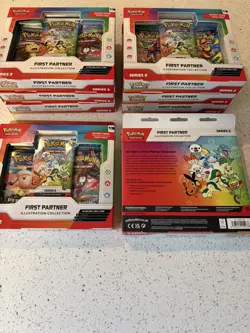 Pokemon First Partner Illustration Collection Series 2 Lot of 8 Sealed - Image 1