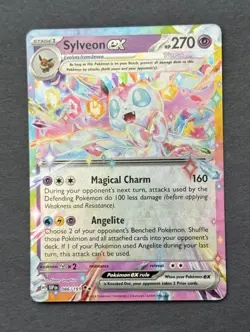Pokemon TCG Surging Sparks Sylveon EX 86/191 - Image 1