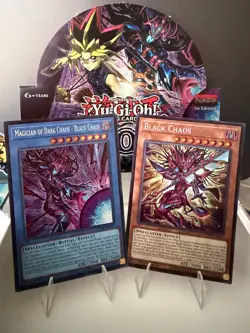 Yugioh Black Chaos CORI-EN001 Secret Rare 1st Edition NM - Image 1