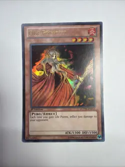 Yugioh Fire Princess LCYW-EN161 Ultra Rare 1st Ed NM - Image 1