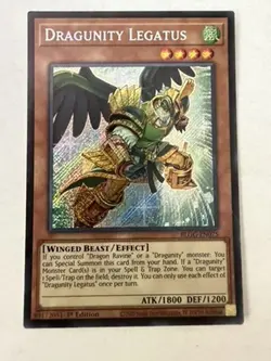 Yugioh - Dragunity Legatus - Secret - 1st - BLGG-EN075 - NM - Image 1