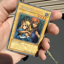 Yugioh Gemini Elf LON-000 Secret Rare Holo Bleed LP (Unlimited) - Image 1