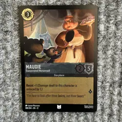 Disney Lorcana Wilds Unknown Maudie Exasperated Nursemaid 188/204 Foil - Image 1