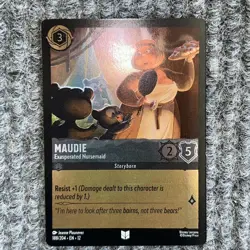 Disney Lorcana Wilds Unknown Maudie Exasperated Nursemaid 188/204 Foil - Image 2