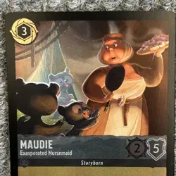 Disney Lorcana Wilds Unknown Maudie Exasperated Nursemaid 188/204 Foil - Image 5