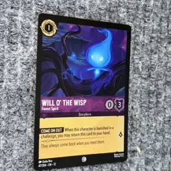 Disney Lorcana Wilds Unknown Will O' The Wisp 47/204 Foil NM - Image 3