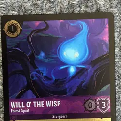 Disney Lorcana Wilds Unknown Will O' The Wisp 47/204 Foil NM - Image 5