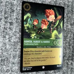 Disney Lorcana Wilds Unknown Hamish Hubert & Harris 70/204 Common Foil NM - Image 3