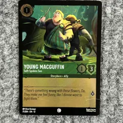 Disney Lorcana Wilds Unknown Young MacGuffin 71/204 Common Foil NM - Image 1