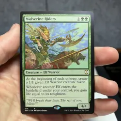 Wolverine Riders MTG Kaldheim Cmdr 014 Rare Green Magic The Gathering - Image 1