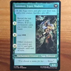 Esper Origins - Prerelease Foil Promo - Final Fantasy VI MTG FF6 - Image 2