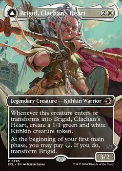 Brigid, Clachan's Heart x1 1x Borderless Lorwyn Eclipsed ECL NM MTG - Image 1
