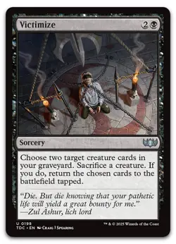 Victimize #198 (NM) Tarkir Dragonstorm TDC Magic MTG - Image 1