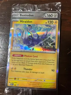 Pokemon SEALED Pitch Black Prerelease Staff Promos Full Set of 4 Foil - Image 3