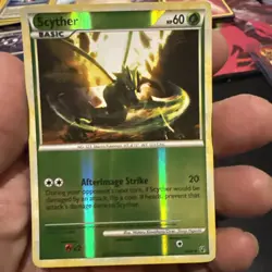 Pokemon TCG Scyther 36/90 Undaunted Reverse Holo Uncommon Basic HP60 Near Mint - Image 1