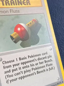 Pokemon Flute 86/102 1st edition shadowless Base Set 1999 - MP see desc. - Image 4