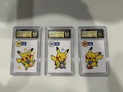 2025 POKEMON TARUKA 1ST ,2ND, 3RD PLACE- SECOND ROUND PIKACHU CGC 10 PRISTINE - Image 1
