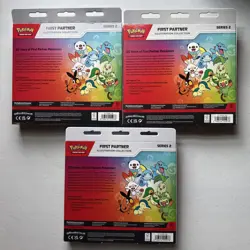 3x First Partner Illustration Collection Series 2 Boxes: Pokemon - New & Sealed - Image 2