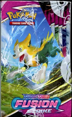 SWSH Fusion Strike SEALED Booster Box (36 Packs of Pokemon Cards) - Image 3
