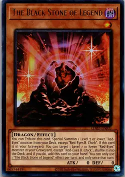 The Black Stone of Legend LDK2-ENJ05 Ultra Rare Legendary Decks II Yu-Gi-Oh LP - Image 1