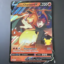 Pokemon Card Lance's Charizard V SWSH133 - Mint Condition - Jumbo Card - Image 1