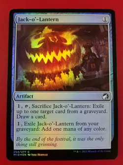 1x Jack-o'-Lantern | FOIL | Innistrad Midnight Hunt | MTG Magic Cards - Image 1