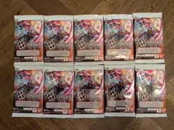 x10 GUNDAM CARD GAME Newtype Rising Booster Packs GD01 English NEW SEALED - Image 1