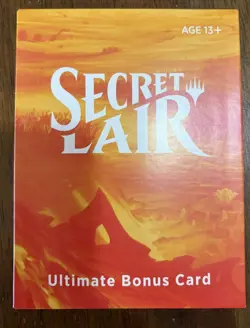 Magic The Gathering: Secret Lair Ultimate Bonus Card Pack Fetch Land Mtg SEALED - Image 1