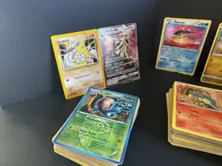 Pokemon Card Lot 100+ Cards Holo Reverse Holo V Cards Vintage Modern Pikachu - Image 4