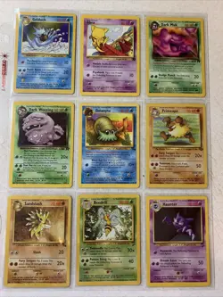 Pokemon Card Binder Collection - Vintage Card Lot | 1999-2000 WOTC Rare/Uncommon - Image 1