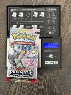 (HEAVY)🔥 22.66 Pokemon TCG Cards Prismatic Evolutions Booster Pack Sealed ✅ - Image 1