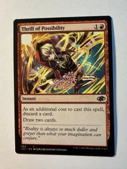 Thrill of Possibility MTG Jumpstart 2022 NM Card Commander Magic Anime J22 - Image 1