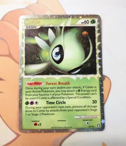 Pokemon TCG Celebi (Prime) Holo Ultra Rare Card 92/102 Prime Triumphant LP NM - Image 1