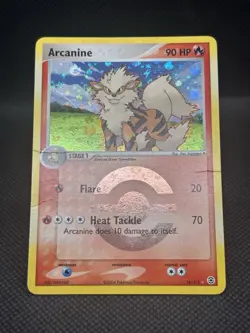 Arcanine 18/112 Holo Rare Pokemon Card 2004 EX FireRed & LeafGreen - Image 2