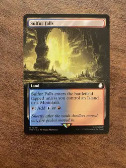 Sulfur Falls (EXTENDED ART) #1040 | Near Mint | Fallout Magic MTG Surge Foil - Image 1