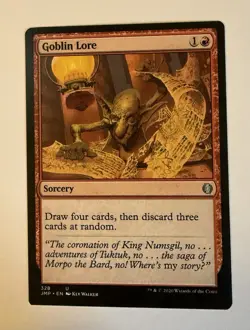 MTG Magic the Gathering Goblin Lore (328/496) Jumpstart NM - Image 1