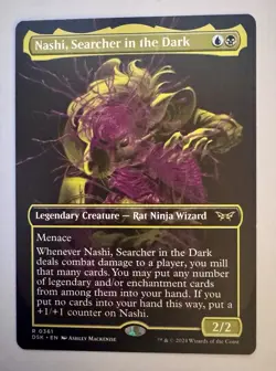 MTG Nashi, Searcher in the Dark (361/469) Duskmourn House of Horror Extended Art - Image 1