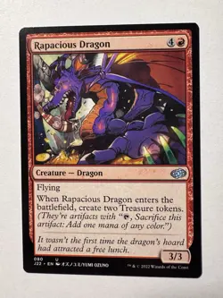 Rapacious Dragon #80 (NM) Jumpstart 2022 J22 Magic MTG - Image 1