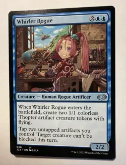 1x Whirler Rogue - ANIME ART - Jumpstart 2022 NM-Mint - MTG - Image 1